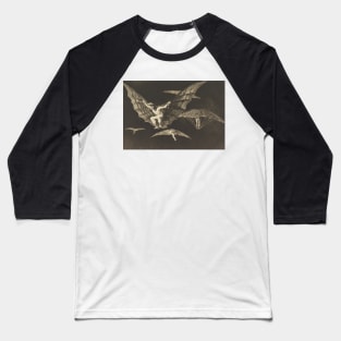 Manner of Flying, plate 13 in "Proverbs" by Francisco Goya Baseball T-Shirt